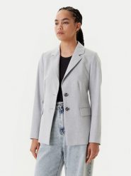 United Colors Of Benetton Marynarka 2R4CDW02W Szary Slim Fit. Szare marynarki i żakiety United Colors of Benetton, bez wzorów, z syntetyku. Za 329.99 zł.