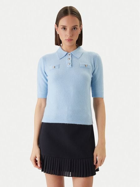 Morgan Polo 261-MSOFI Niebieski jasny Slim Fit. Niebieskie koszulki polo Morgan, xs, bez wzorów, z syntetyku, bez kołnierzyka, bez ramiączek. Za 164.99 zł.