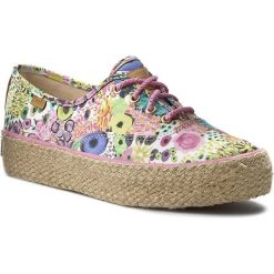 Espadryle KEDS - Triple Liberty WF54719 Floral Pink. Różowe espadryle Keds, bez wzorów, z gumy, bez obcasa, na koturnie, bez zapięcia. W wyprzedaży za 229.00 zł.