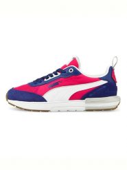 Puma Sneakersy w kolorze niebiesko-różowym rozmiar: 37,5. Niebieskie trampki Puma, bez wzorów, bez zapięcia. Za 78.66 zł.