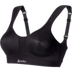 Stanik sportowy Odlo Medium Balance Fit dla kobiet - Czarny 70A. Czarne bielizna sportowa Odlo, bez wzorów, z dzianiny. Za 134.99 zł.