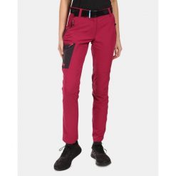Damskie spodnie outdoorowe Kilpi BELVELA-W. Czerwone spodnie sportowe Kilpi, l, bez wzorów, trekkingowe. Za 318.77 zł.