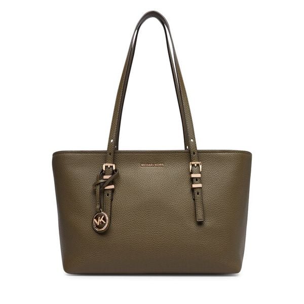 Torebka MICHAEL Michael Kors. Zielone shopper MICHAEL Michael Kors, bez wzorów, bez dodatków. Za 1,019.00 zł.