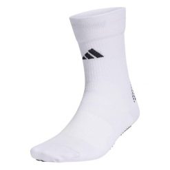 Antypoślizgowe piłkarskie skarpety do łydki adidas Performance Light. Białe skarpety Adidas, bez wzorów, z bawełny. Za 109.00 zł.