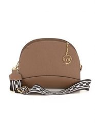 Mia Tomazzi Skórzana torebka "Marghera" w kolorze szarobrązowym - 26 x 20 x 8 cm rozmiar: onesize. Brązowe torby na ramię Mia Tomazzi, bez wzorów, z materiału, na ramię, bez dodatków. Za 260.99 zł.