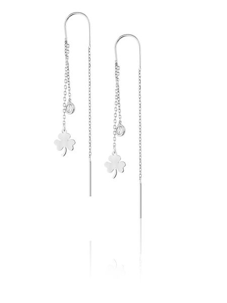 Lodie Silver Srebrne kolczyki z cyrkoniami rozmiar: onesize. Szare kolczyki Lodie Silver, z cyrkonią, srebrne, z zapięciem typu bigiel. Za 59.45 zł.