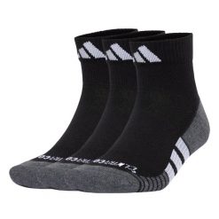 Skarpety Performance CLIMACOOL Cushioned Quarter 3-Pack. Białe skarpety Adidas, bez wzorów, z materiału. Za 64.95 zł.