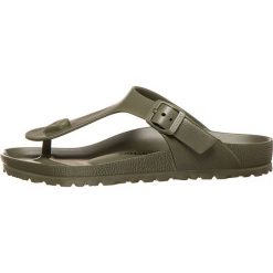 Birkenstock Japonki "Gizeh" w kolorze khaki rozmiar: 36. Brązowe klapki Birkenstock, bez wzorów, z otwartym noskiem, bez obcasa. Za 193.45 zł.