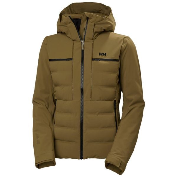 Damska kurtka narciarska Helly Hansen Alphelia Elevate. Brązowe kurtki narciarskie Helly Hansen, l, bez wzorów, z elastanu, bez kaptura, narciarskie, primaloft. Za 1,919.20 zł.