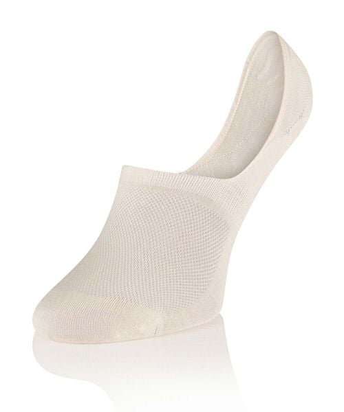Skarpetki stopki unisex Brubeck Merino Wool. Białe skarpety Brubeck, w ażurowe wzory, z bawełny. Za 24.99 zł.