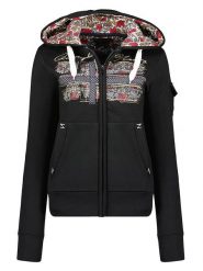 Geographical Norway Bluza "Fabeaute" w kolorze czarnym rozmiar: XL. Czarne bluzy Geographical Norway, xl, bez wzorów, bez kaptura. Za 125.45 zł.
