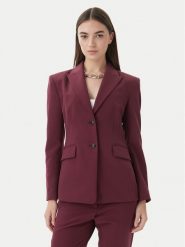 HUGO Marynarka Asmalla-1 50533901 Bordowy Slim Fit. Czerwone marynarki i żakiety Hugo, bez wzorów, z syntetyku. Za 548.99 zł.