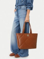 Nine West Torebka CEO-IVORY LANE-LDA9198 Brązowy jasny. Brązowe shopper Nine West, bez wzorów, ze skóry, bez dodatków. Za 279.99 zł.