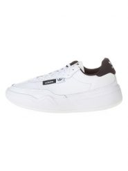 Adidas Skórzane sneakersy "Her Court" w kolorze białym rozmiar: 38. Białe trampki Adidas, bez wzorów, bez zapięcia. Za 253.95 zł.