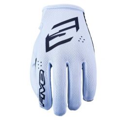Rękawiczki XR-RIDE - BIAŁE (białe) - XXXL/13. Białe rękawiczki FIVE GLOVES, bez wzorów, ze skóry, sportowe. Za 87.00 zł.