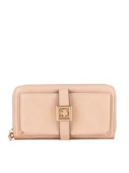 U.S. Polo Assn. Portfel WIUXT8505WVP Różowy. Czerwone portfele U.S. Polo Assn., bez wzorów, z tworzywa sztucznego. Za 199.99 zł.