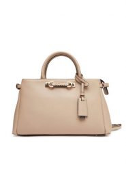 Guess Torebka Lefia HWBG96 44060 Beżowy. Brązowe torebki klasyczne Guess, z aplikacjami, ze skóry, bez dodatków. Za 679.99 zł.