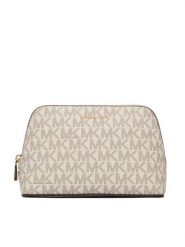MICHAEL Michael Kors Kosmetyczka 32F5GJ6T5B Kremowy. Białe kufry i kosmetyczki MICHAEL Michael Kors, bez wzorów, ze skóry, bez dodatków. Za 339.99 zł.