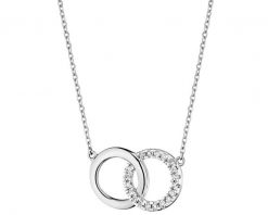 Naszyjnik z białego złota z diamentami - 0,05 ct - próba 375. Białe naszyjniki Apart, z diamentem, złote. Za 1,349.00 zł.