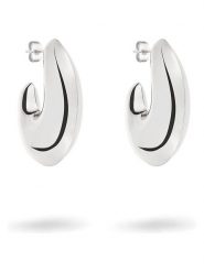 Liebeskind Posrebrzane kolczyki-półkreole rozmiar: onesize. Szare kolczyki Liebeskind, posrebrzane. Za 165.99 zł.