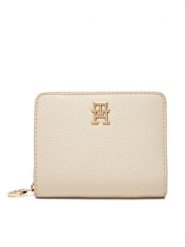 Tommy Hilfiger Mały Portfel Damski Th Distinct Med Za AW0AW17473 Écru. Portfele TOMMY HILFIGER, bez wzorów, ze skóry. Za 259.99 zł.