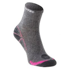 Skarpety Unisex Dla Dorosłych. Czerwone skarpety Hi-tec, bez wzorów. Za 32.99 zł.