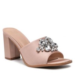 Klapki Jenny Fairy. Brązowe klapki Jenny Fairy, bez wzorów, bez obcasa. Za 149.99 zł.