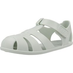 Sandały IGOR S10324 Zielony. Zielone sandały Igor, bez wzorów, z gumy, bez obcasa, bez zapięcia. Za 134.99 zł.