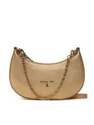 Patrizia Pepe Torebka 8B0309/L138-Y442 Złoty. Żółte torebki klasyczne Patrizia Pepe, bez wzorów, ze skóry, bez dodatków. Za 869.99 zł.