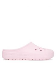 Crocs Klapki Classic Low Profile Clog 211139 Różowy. Czerwone klapki Crocs, bez wzorów, z tworzywa sztucznego, bez obcasa. Za 229.99 zł.
