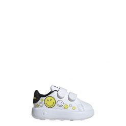Kapcie ADIDAS ADVANTAGE SMILEY CF Biały. Białe obuwie domowe Adidas, bez wzorów, z syntetyku, bez zapięcia. Za 179.00 zł.