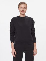 Calvin Klein Bluza Metallic Micro Logo Sweatshirt K20K206961 Czarny Regular Fit. Czarne bluzy Calvin Klein, s, bez wzorów, z syntetyku, bez kaptura. Za 349.99 zł.