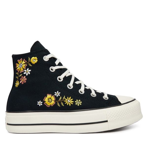 Trampki Converse. Czarne trampki Converse, bez wzorów, bez zapięcia. Za 449.99 zł.