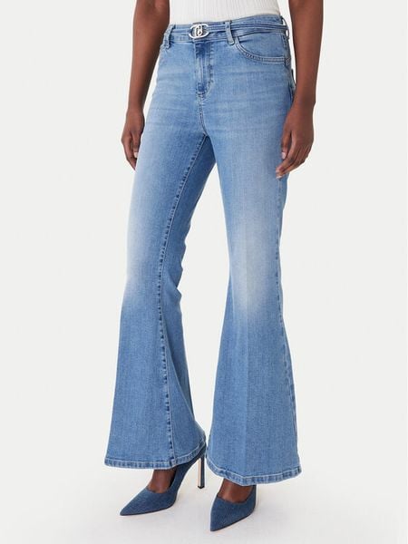 Liu Jo Jeansy UA6159 D0264 Niebieski Flare Fit. Niebieskie jeansy Liu Jo, bez wzorów. Za 819.99 zł.