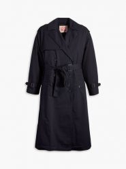 Levi´s Trencz w kolorze granatowym rozmiar: M. Niebieskie płaszcze m, bez wzorów, z tkaniny, bez kaptura. Za 259.95 zł.