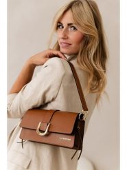 Lia Biassoni Skórzana torebka w kolorze jasnobrązowym - 27 x 14 x 6 cm rozmiar: onesize. Brązowe torby na ramię Lia Biassoni, bez wzorów, z materiału, na ramię, bez dodatków. Za 304.99 zł.