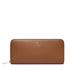 Portfel Furla. Brązowe portfele Furla, bez wzorów. Za 764.99 zł.