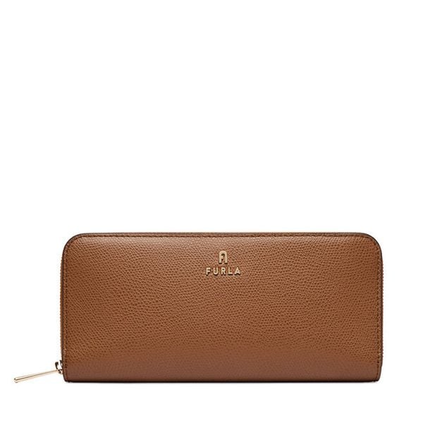Portfel Furla. Brązowe portfele Furla, bez wzorów. Za 764.99 zł.