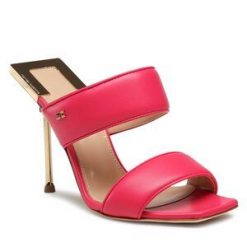 Klapki Elisabetta Franchi. Czerwone klapki Elisabetta Franchi, bez wzorów, bez obcasa. Za 2,919.00 zł.