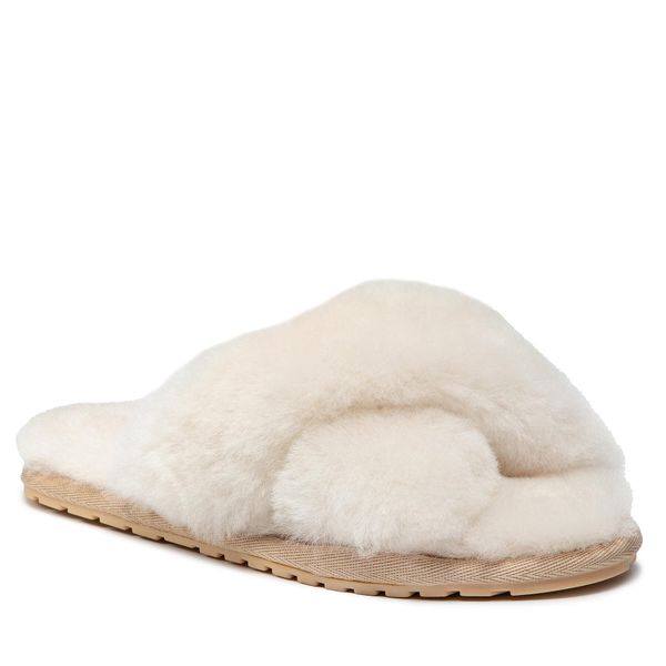 Kapcie EMU Australia. Brązowe obuwie domowe EMU Australia, bez wzorów, bez zapięcia. Za 299.99 zł.