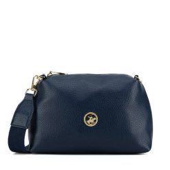 Torebka Beverly Hills Polo Club. Niebieskie listonoszki Beverly Hills Polo Club, bez wzorów, bez dodatków. Za 159.99 zł.