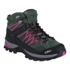 Buty trekkingowe damskie CMP Rigel Mid Wp. Czarne trekkingi CMP, z materiału, trekkingowe. Za 399.99 zł.