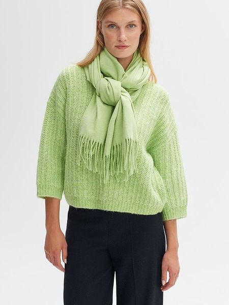 OPUS Szal w kolorze jasnozielonym rozmiar: onesize. Zielone szaliki Opus, bez wzorów, z materiału. Za 42.95 zł.