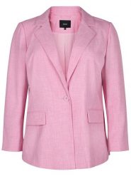 Zizzi Marynarka M90007A Różowy Regular Fit. Czerwone marynarki i żakiety Zizzi, m, bez wzorów, z syntetyku. Za 219.99 zł.
