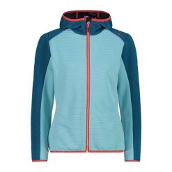 Bluza damska z kapturem CMP. Czerwone bluzy CMP, xs, bez wzorów, z materiału, z kapturem. Za 338.90 zł.