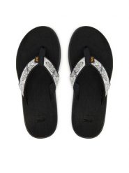 Teva Japonki Voya Flip 1019040 Szary. Szare klapki Teva, bez wzorów, z materiału, bez obcasa. Za 189.99 zł.