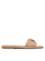 Aigner Klapki Lotta 12A 1251020 Brązowy. Brązowe klapki Aigner, bez wzorów, ze skóry, bez obcasa. Za 849.99 zł.