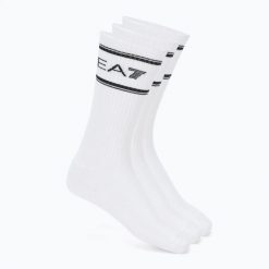 Skarpety EA7 Emporio Armani Train Socks Sponge 3. Białe skarpety EA7 Emporio Armani, bez wzorów, z bawełny. Za 129.99 zł.