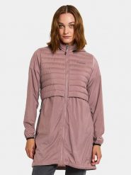 Didriksons Parka hybrydowa "Isabella" w kolorze jasnoróżowym rozmiar: 42. Różowe parki Didriksons, bez kaptura. Za 460.12 zł.