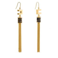 Kolczyki Elisabetta Franchi. Żółte kolczyki Elisabetta Franchi, złote. Za 1,129.00 zł.